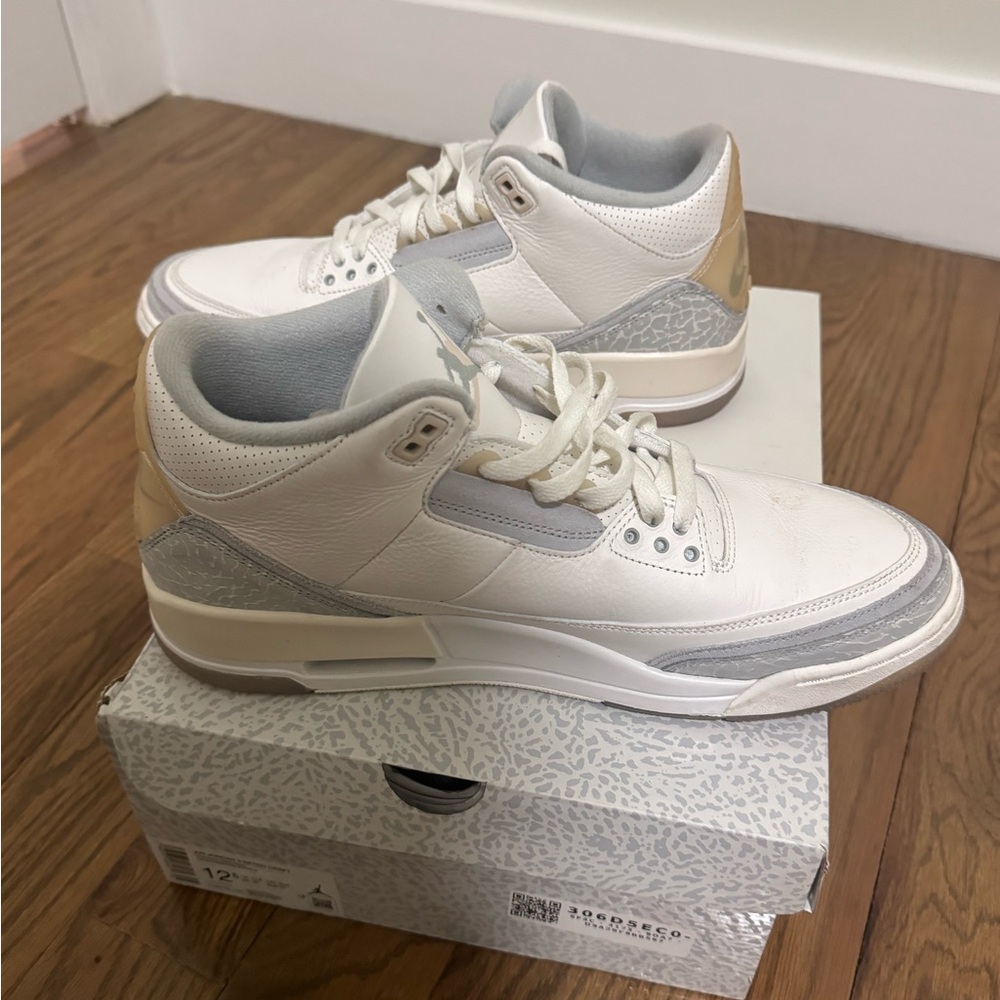 Jordan White Light Bone Elephant Print Sneaker Box